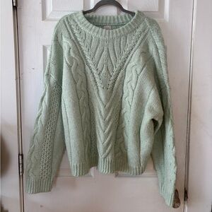 A New Day Mint Green Sweater Size XL